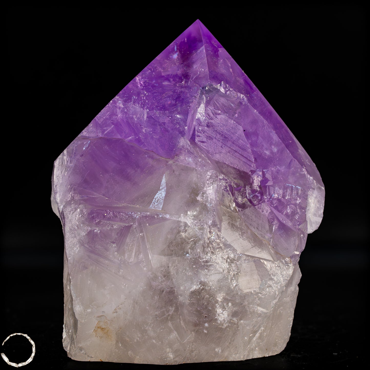 Natürliche, Sehr Seltene Amethyst-Kristall Spitze, Brasilien - 542,39g