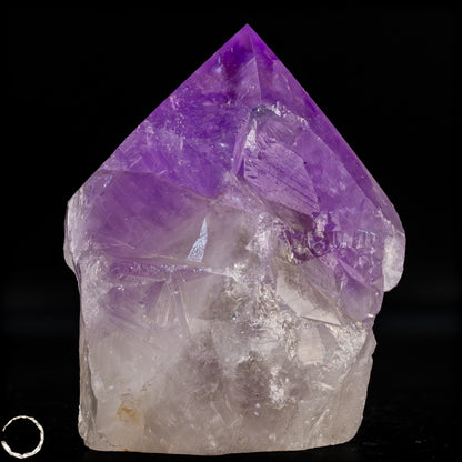 Natürliche, Sehr Seltene Amethyst-Kristall Spitze, Brasilien - 542,39g