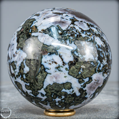 Natürliche Merlinit (Gabbro) Kristallkugel - 1119,38g - 91mm