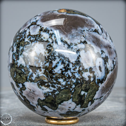 Natürliche Merlinit (Gabbro) Kristallkugel - 1119,38g - 91mm