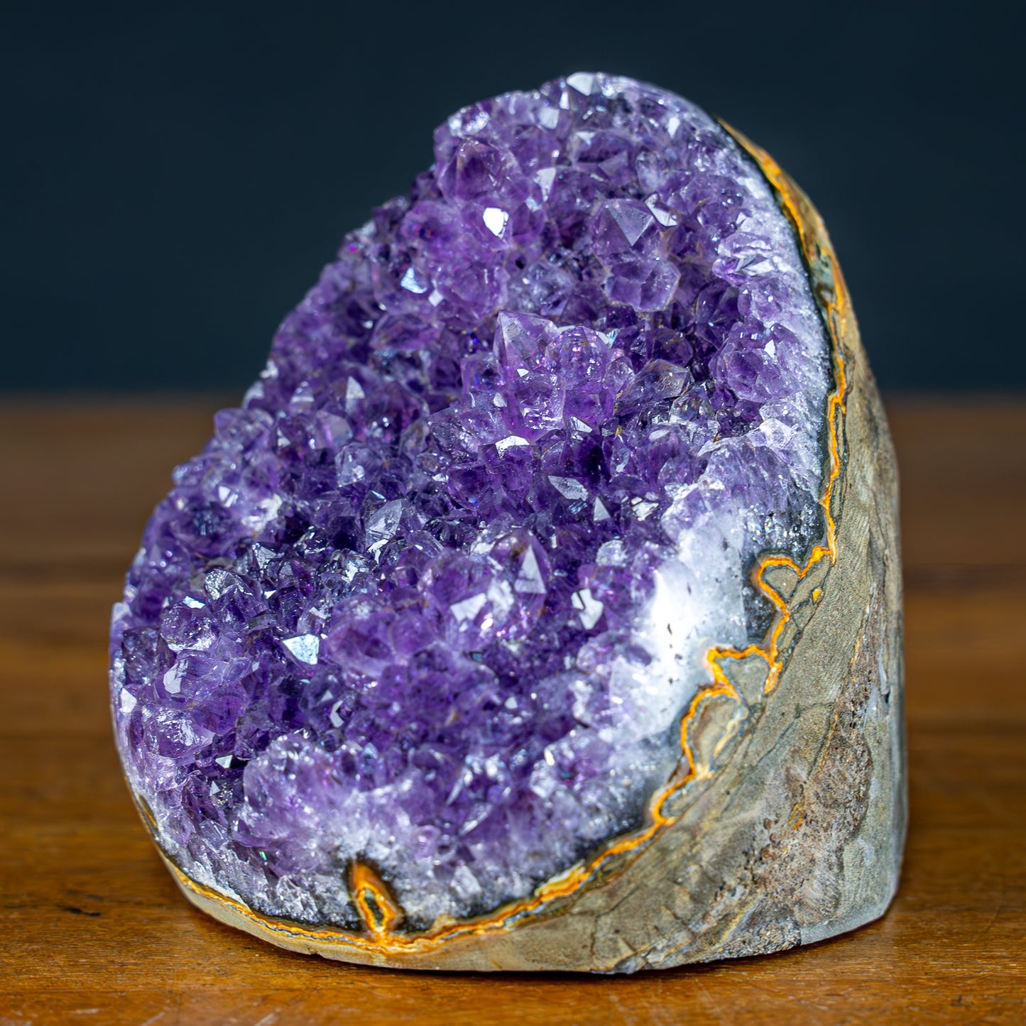 Natürliche Amethyst-Kristall Druse, Spitzenqualität - 629,48g