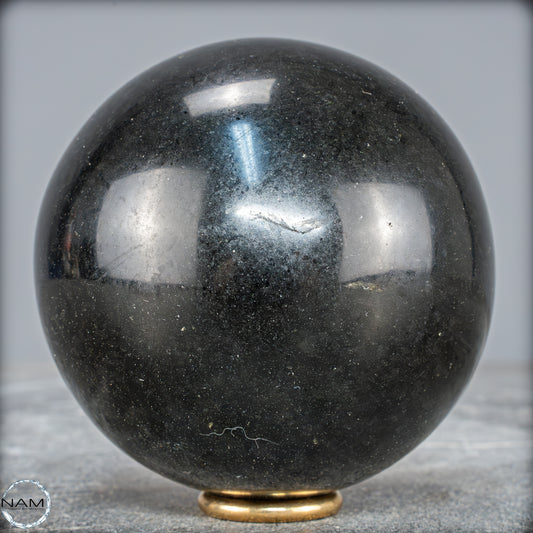 Schwarze Tourmalin-Kristall Kugel aus Brasilien - 1062,95g - 89mm