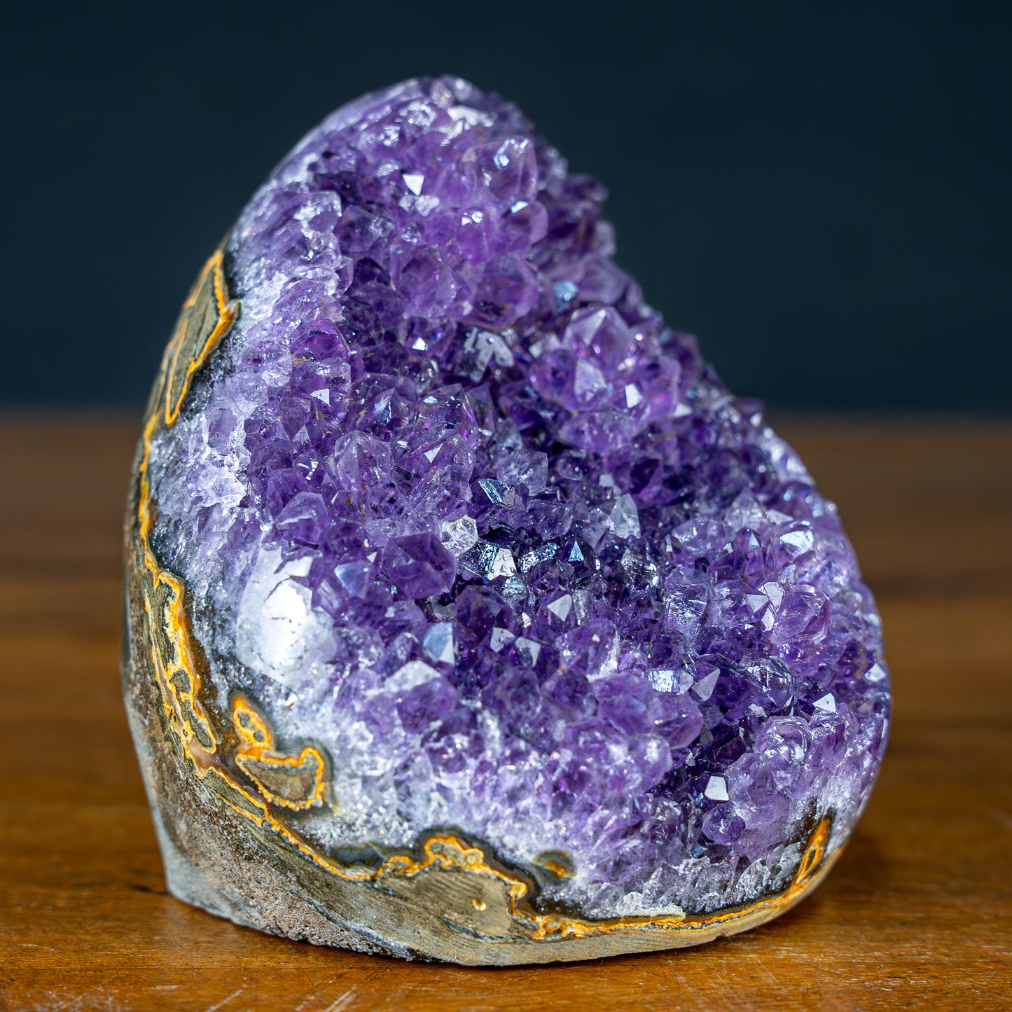 Natürliche Amethyst-Kristall Druse, Spitzenqualität - 629,48g