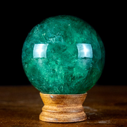 Naturliche Blau-Grüne Fluorit Kugel, China - 736,35g - 75mm