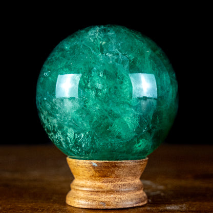 Naturliche Blau-Grüne Fluorit Kugel, China - 736,35g - 75mm