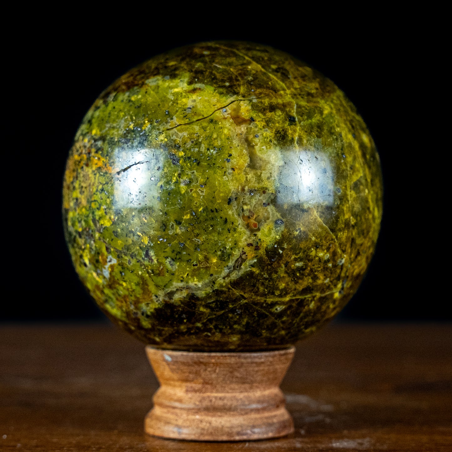 Grüner Opal Kugel - 928,93g - 96mm