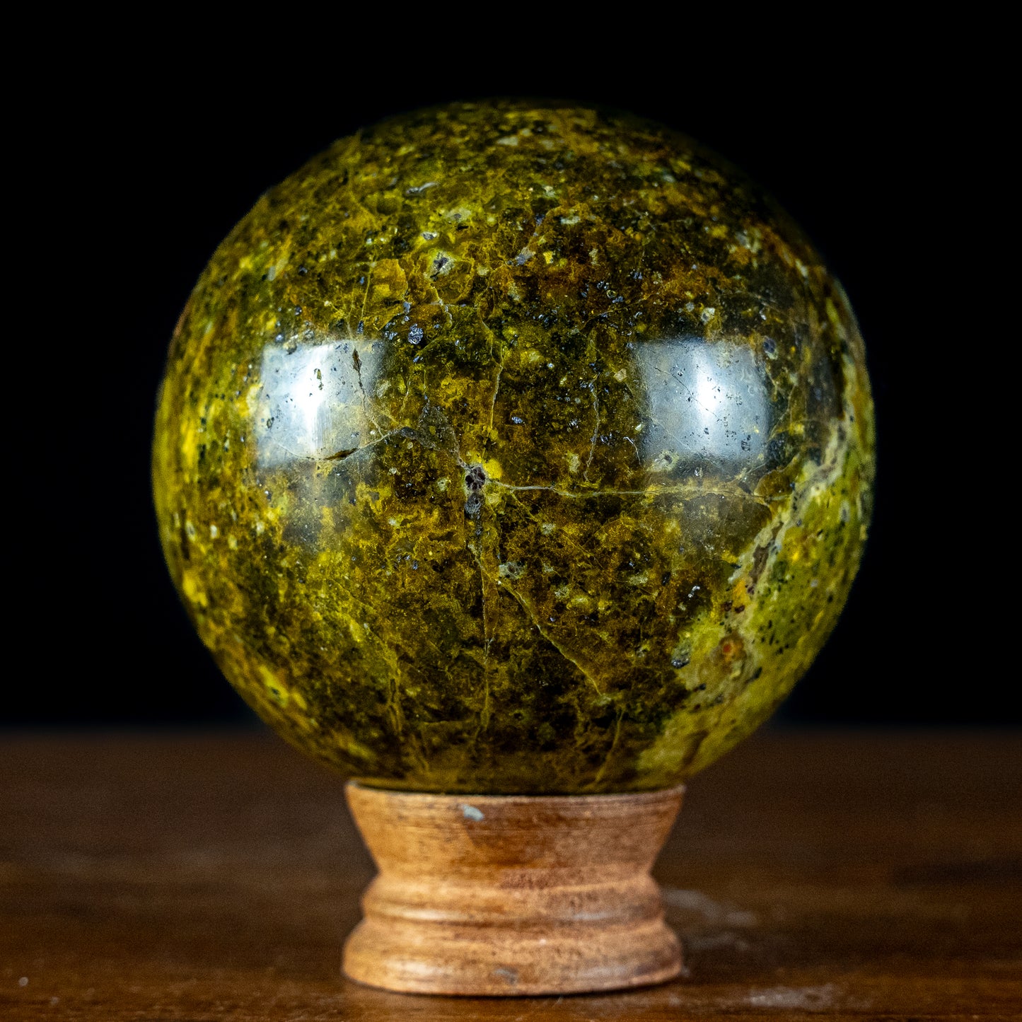 Grüner Opal Kugel - 928,93g - 96mm