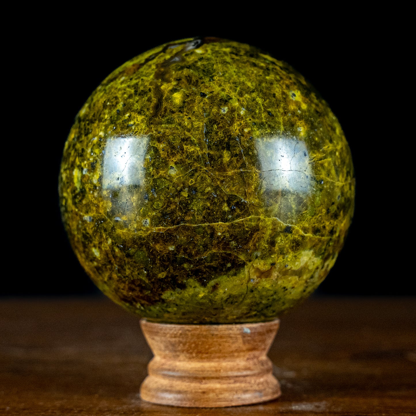 Grüner Opal Kugel - 928,93g - 96mm