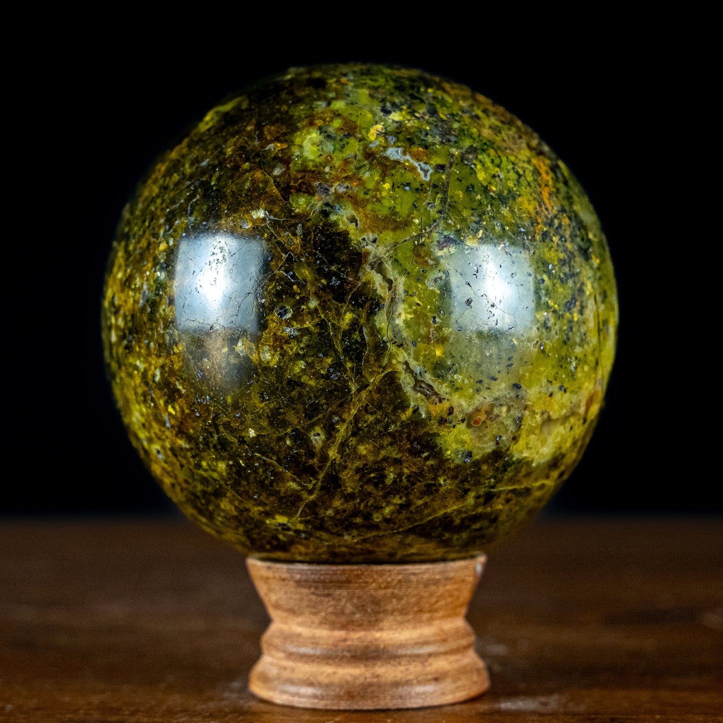 Grüner Opal Kugel - 928,93g - 96mm