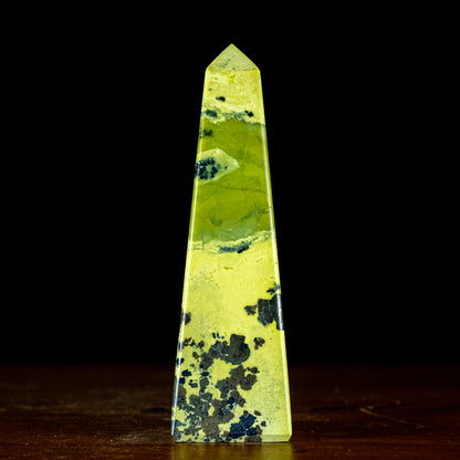 Natürlicher Serpentine Obelisk- 502,19g