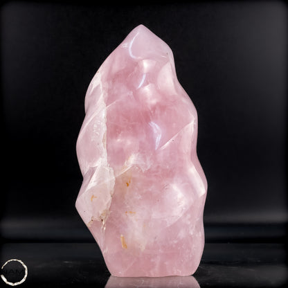 Natürliche Rosenquarz-Kristall Flamme aus Brasilien - 1792,41g