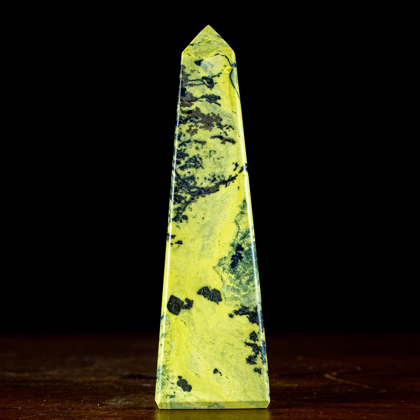 Natürlicher Serpentine Obelisk- 502,19g