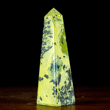 Natürlicher Serpentine Obelisk- 502,19g