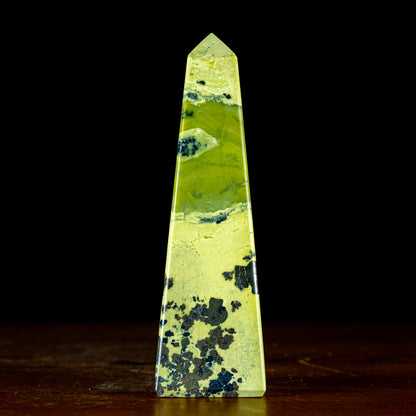 Natürlicher Serpentine Obelisk- 502,19g