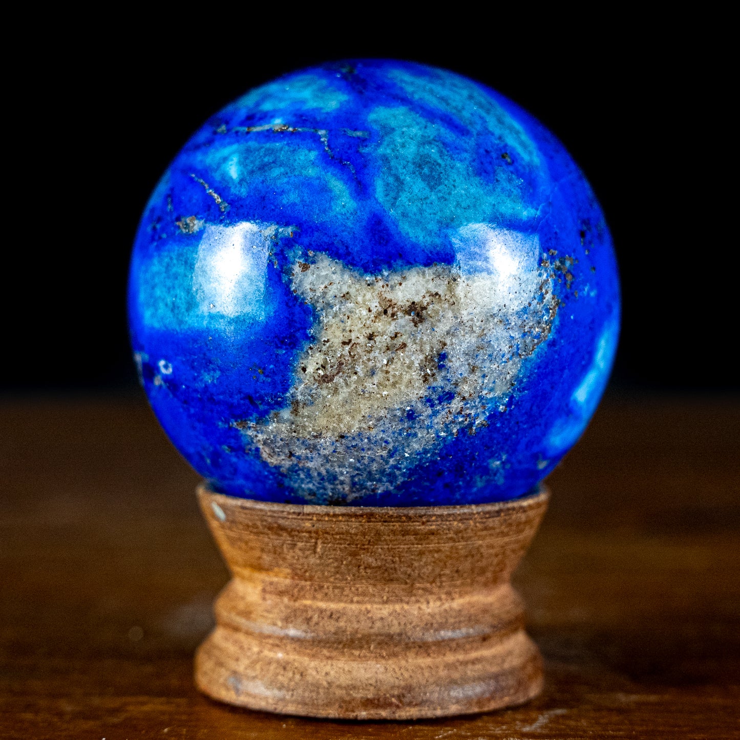 Lapislazuli-Kugel AA++ Qualität - 295,15g - 58,2mm