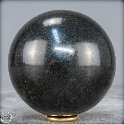 Schwarze Tourmalin-Kristall Kugel aus Brasilien - 1062,95g - 89mm