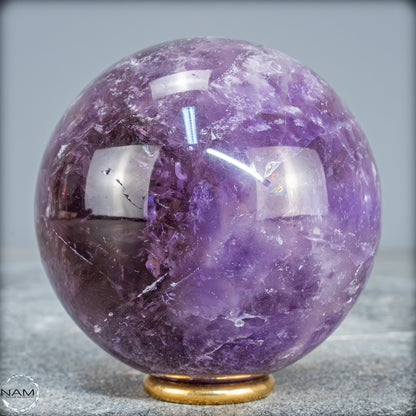 Natürliche Amethyst-Kristall Kugel, Brasilien - 524,59g - 72,5mm
