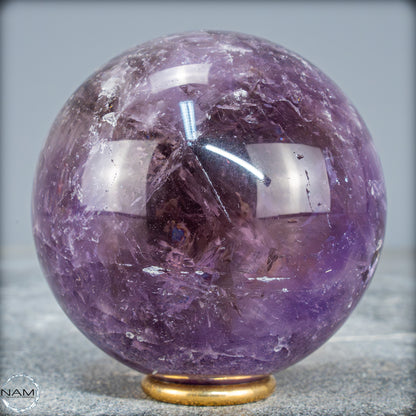 Natürliche Amethyst-Kristall Kugel, Brasilien - 524,59g - 72,5mm