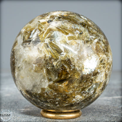 Natürliche Mica (Glimmer) Kristallkugel aus Brasilien - 460,35g - 68mm