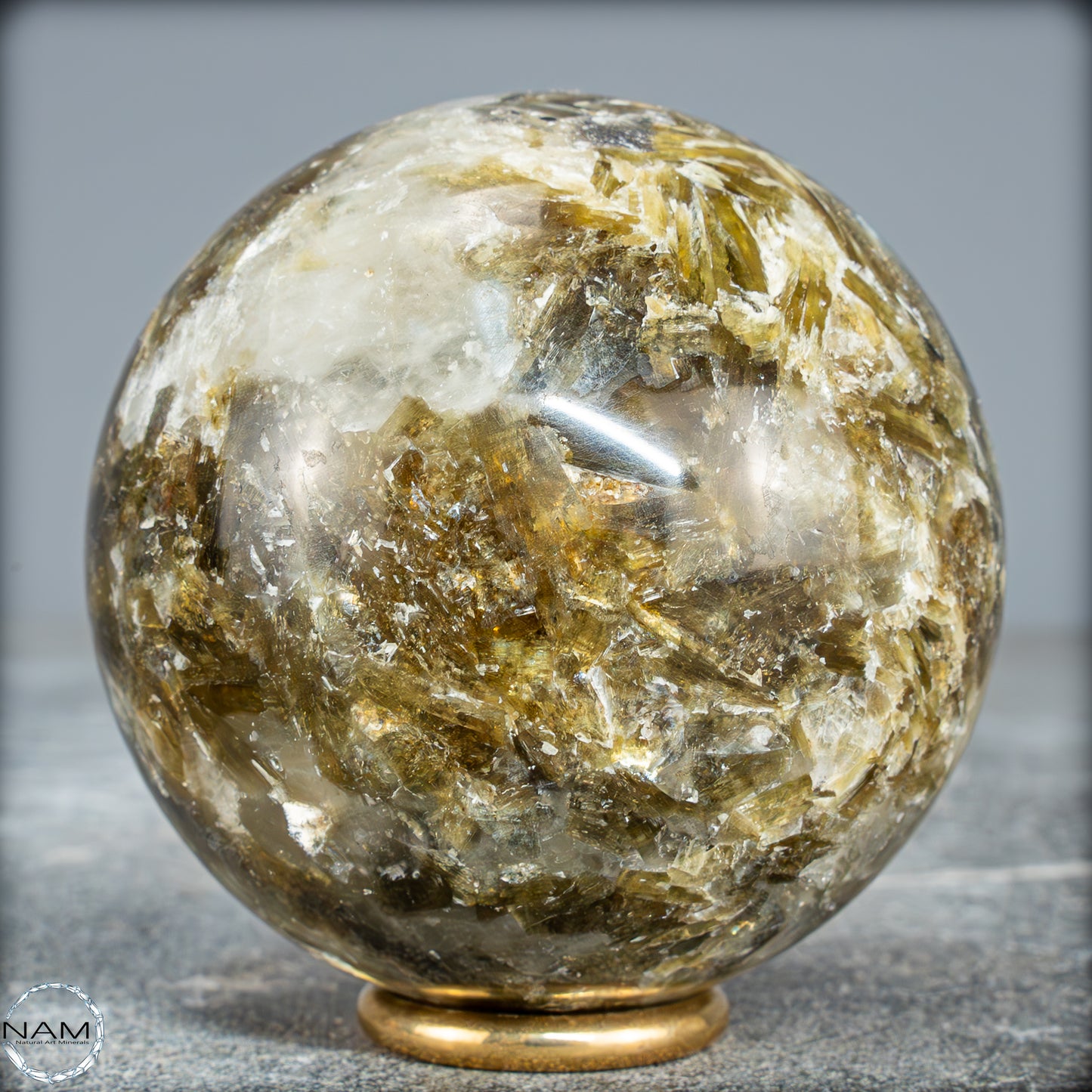 Natürliche Mica (Glimmer) Kristallkugel aus Brasilien - 460,35g - 68mm