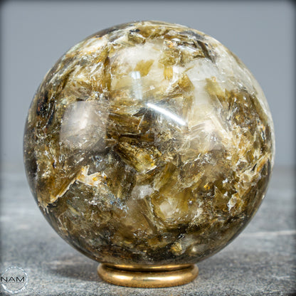 Natürliche Mica (Glimmer) Kristallkugel aus Brasilien - 460,35g - 68mm