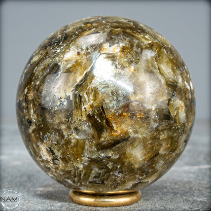 Natürliche Mica (Glimmer) Kristallkugel aus Brasilien - 460,35g - 68mm