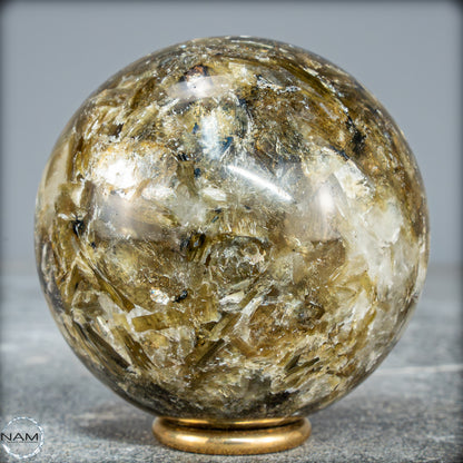 Natürliche Mica (Glimmer) Kristallkugel aus Brasilien - 460,35g - 68mm