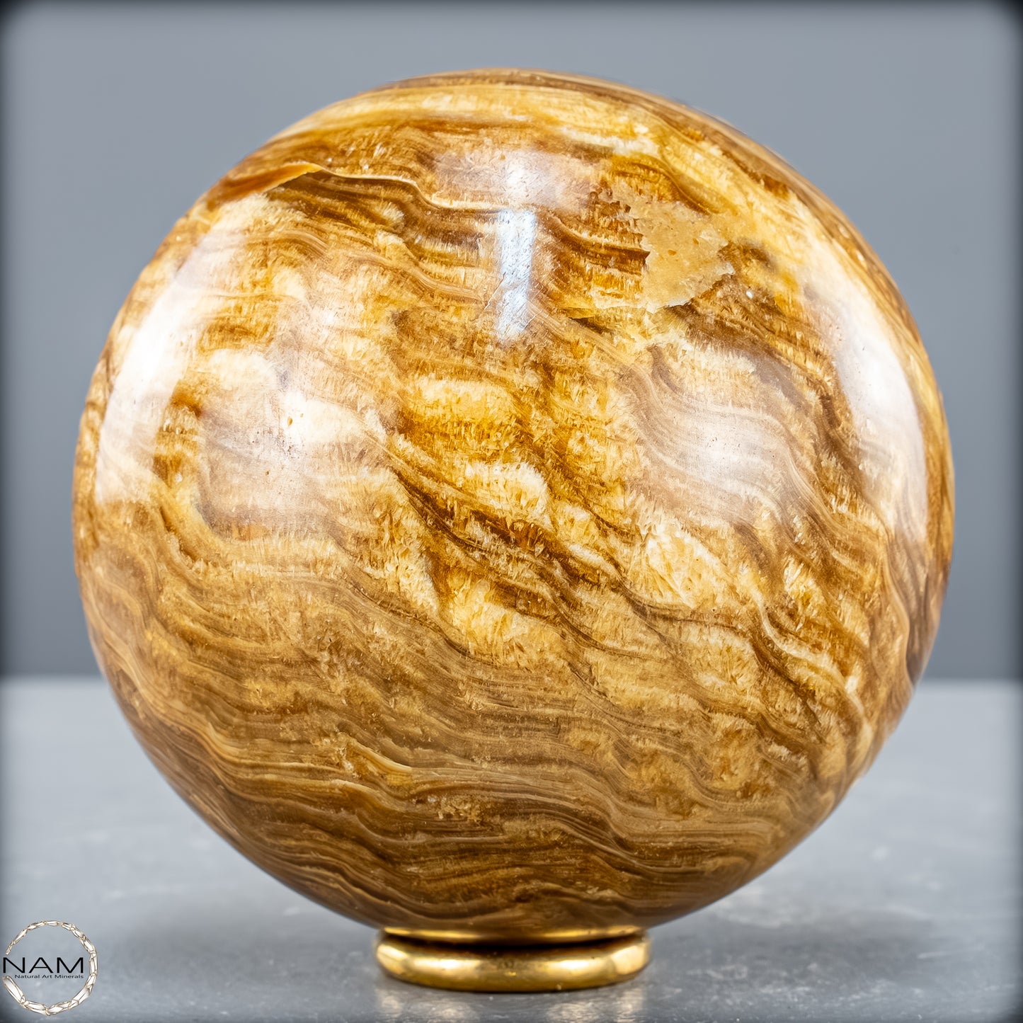 Natürliche Aragonit-Kristall Kugel - 791,15g