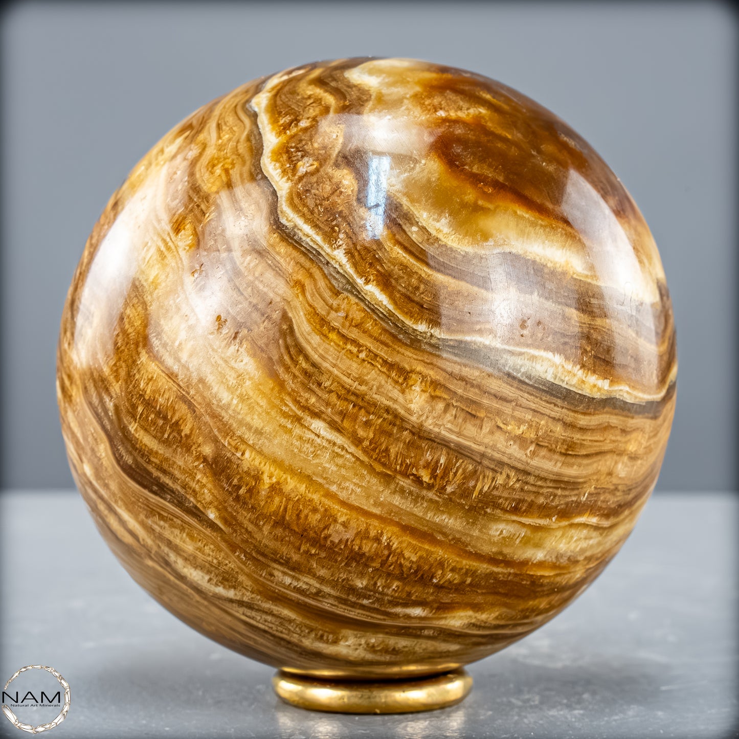 Natürliche Aragonit-Kristall Kugel - 791,15g