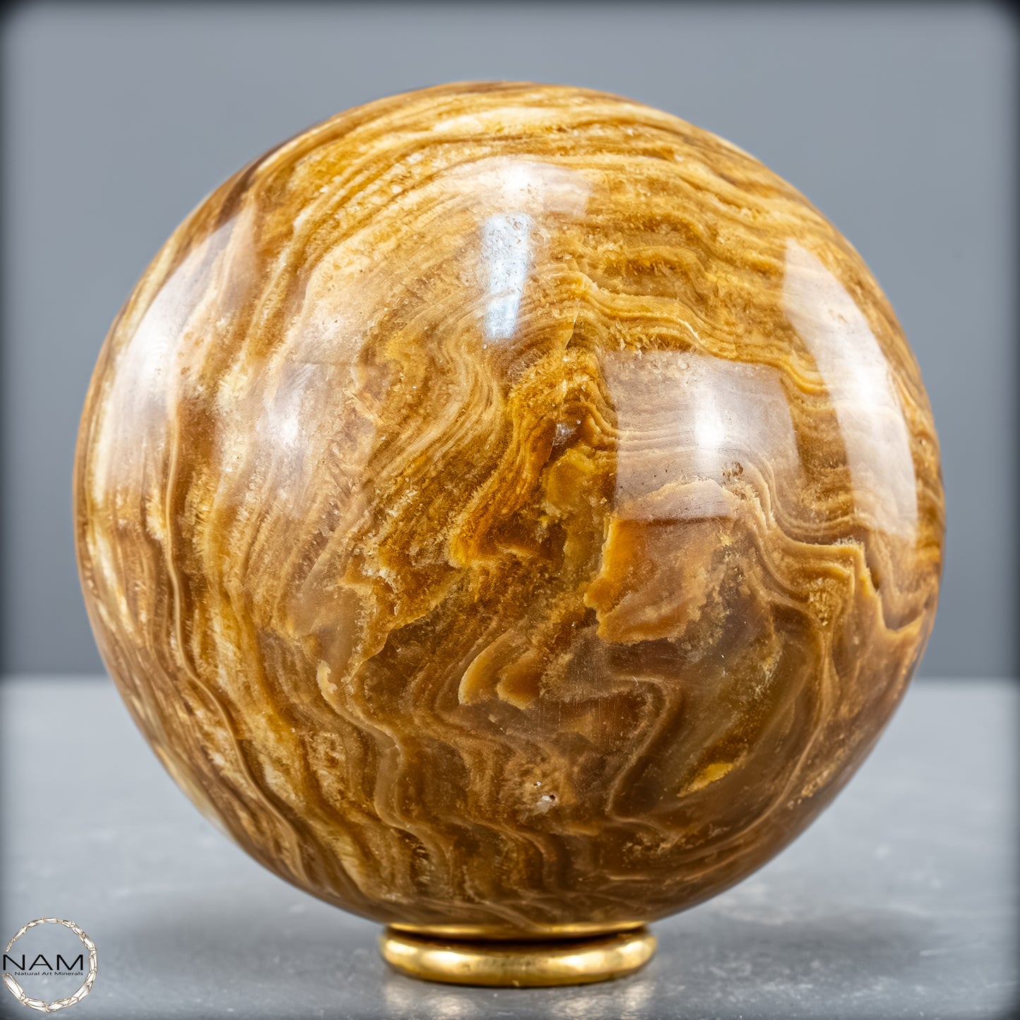 Natürliche Aragonit-Kristall Kugel - 791,15g