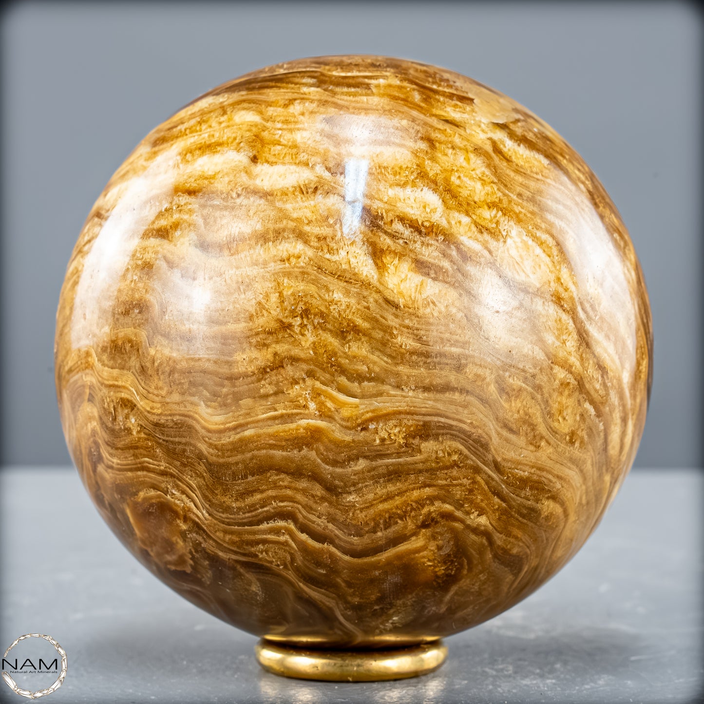 Natürliche Aragonit-Kristall Kugel - 791,15g