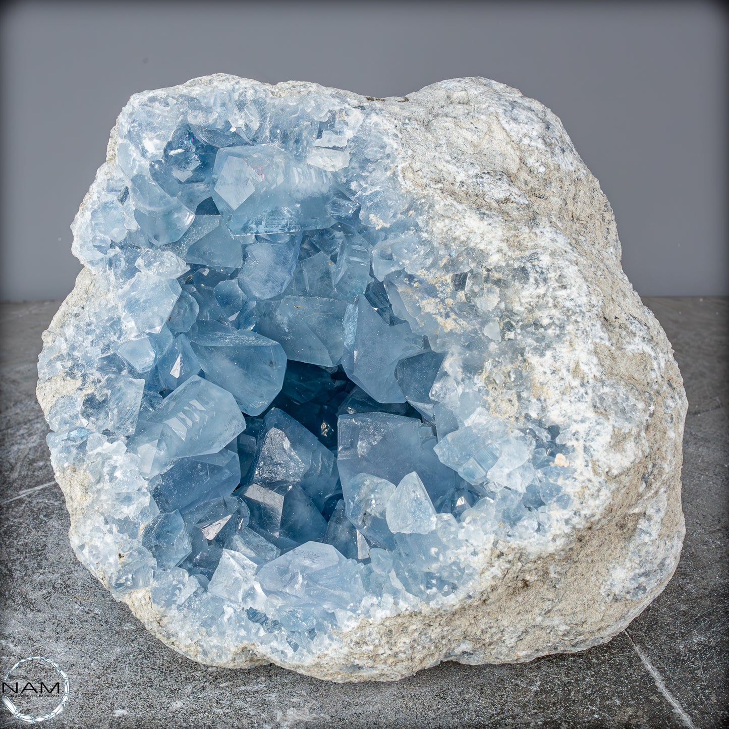 Natürliche Celestit Kristall-Druse - 9797,13g