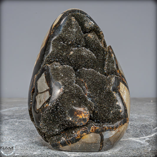 Natürliche Septarien Druse mit Calzit Kristallen, Spitzenqualität - 1805,41g