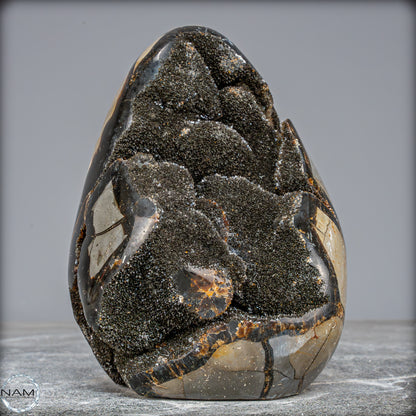 Natürliche Septarien Druse mit Calzit Kristallen, Spitzenqualität - 1805,41g