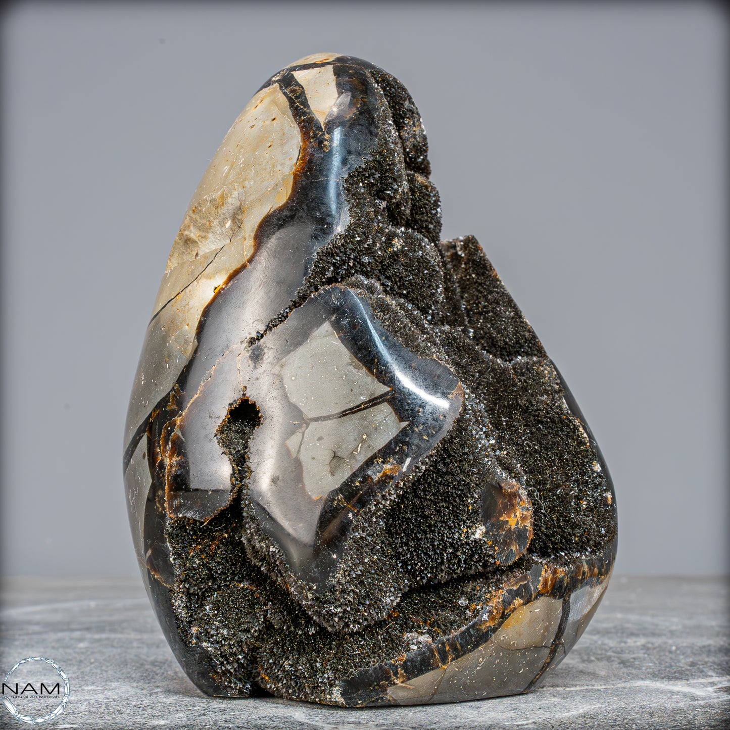Natürliche Septarien Druse mit Calzit Kristallen, Spitzenqualität - 1805,41g