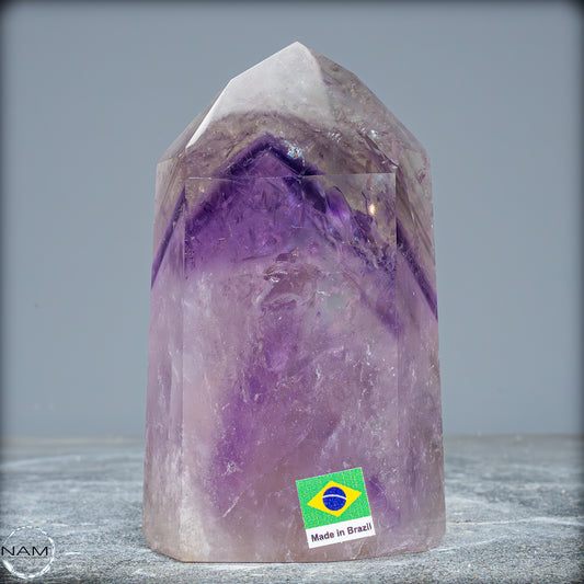 Natürliche, Sehr Seltene Amethyst-Kristall Spitze, Brasilien - 673,45g