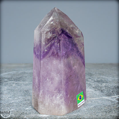 Natürliche, Sehr Seltene Amethyst-Kristall Spitze, Brasilien - 673,45g