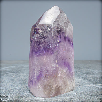 Natürliche, Sehr Seltene Amethyst-Kristall Spitze, Brasilien - 673,45g