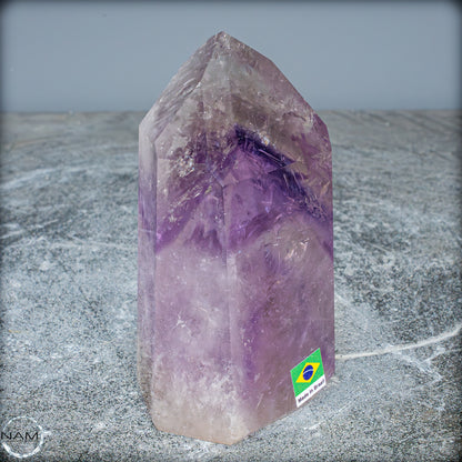 Natürliche, Sehr Seltene Amethyst-Kristall Spitze, Brasilien - 673,45g