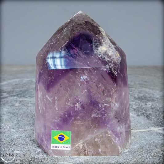 Natürliche, Sehr Seltene Amethyst-Kristall Spitze, Brasilien - 710,07g