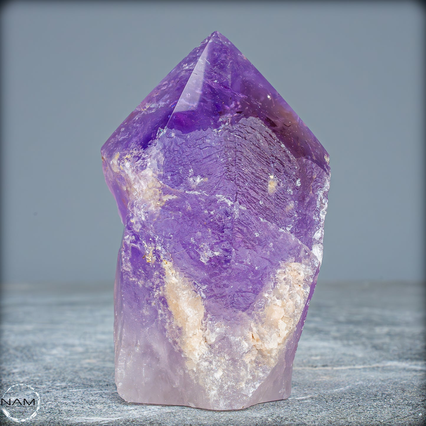 Natürliche, Sehr Seltene Amethyst-Kristall Spitze, Brasilien - 332,58g