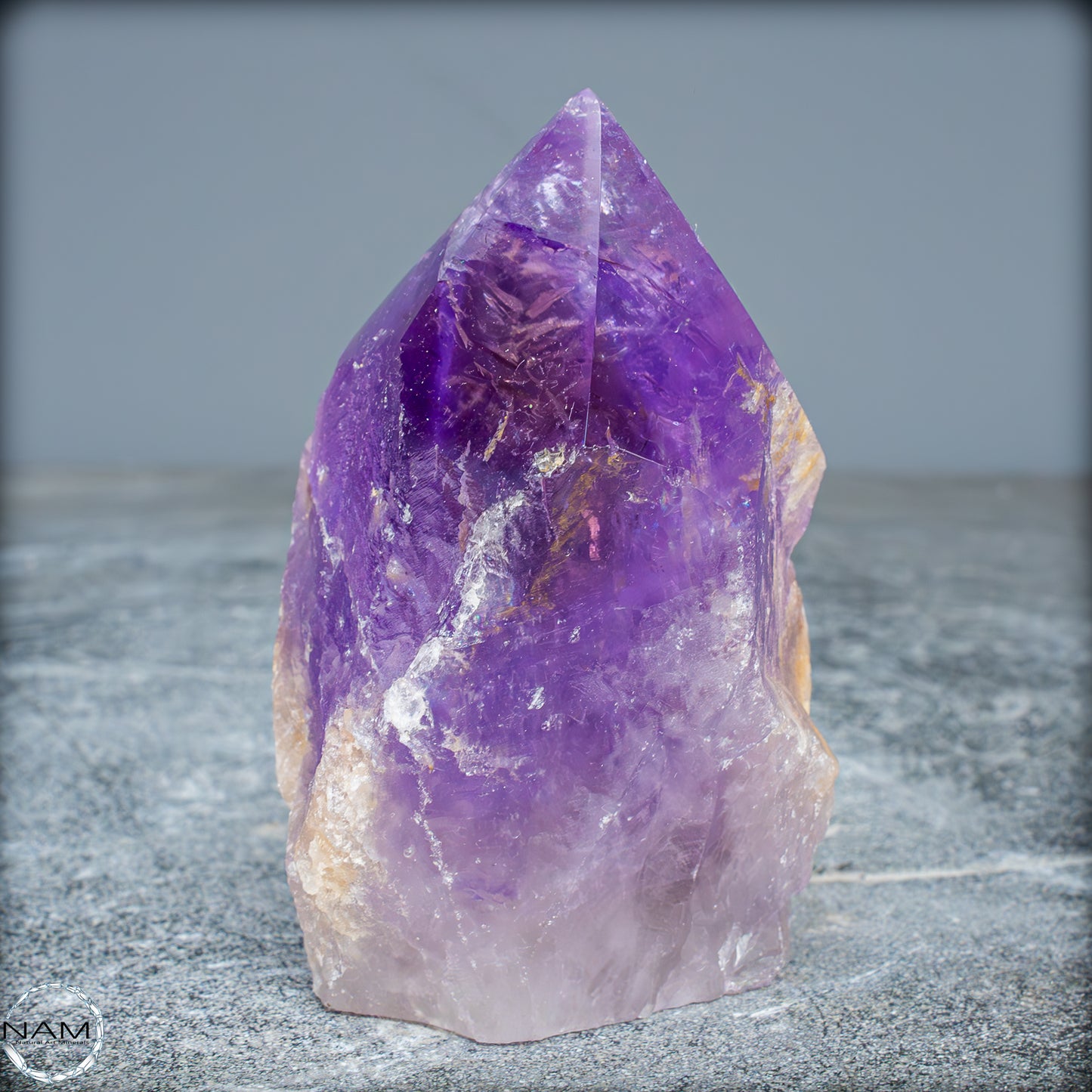 Natürliche, Sehr Seltene Amethyst-Kristall Spitze, Brasilien - 332,58g