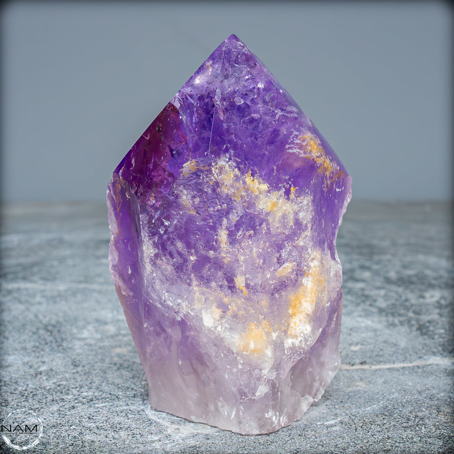 Natürliche, Sehr Seltene Amethyst-Kristall Spitze, Brasilien - 332,58g