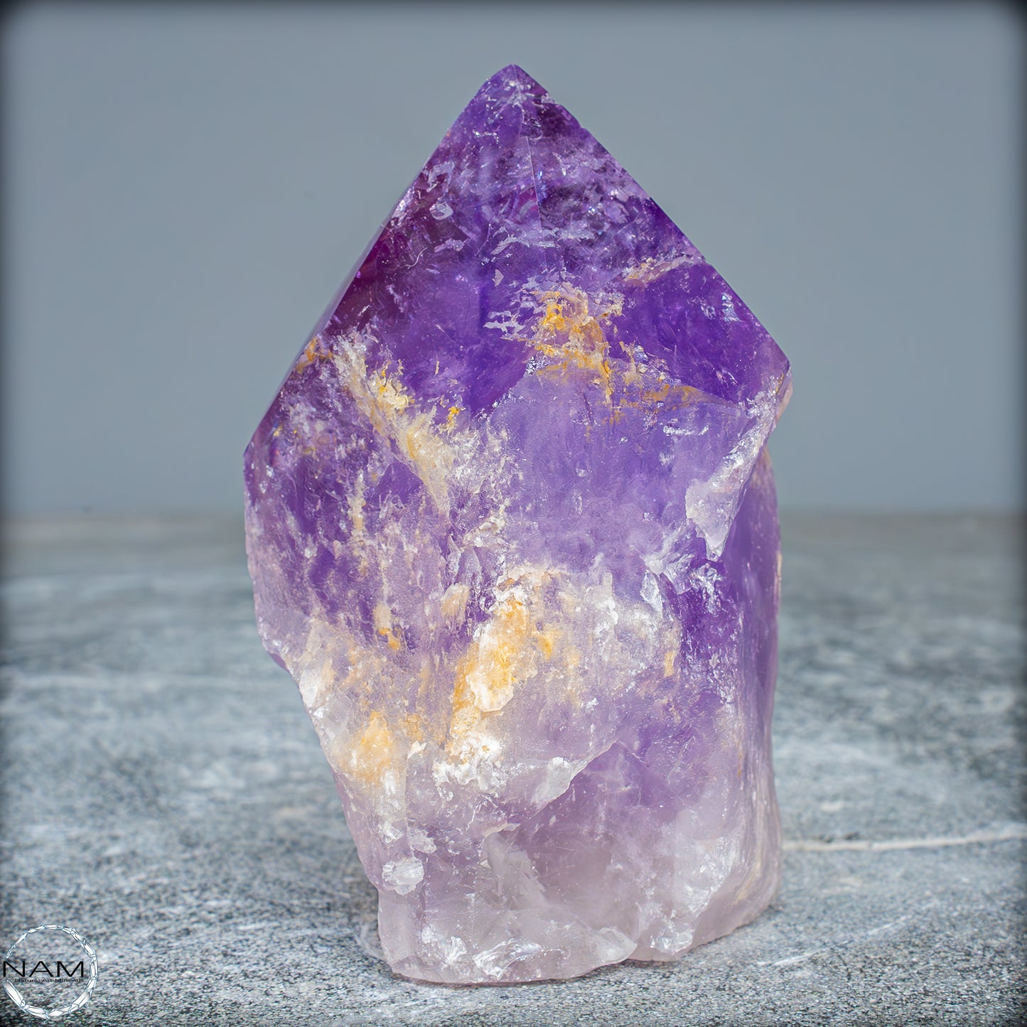 Natürliche, Sehr Seltene Amethyst-Kristall Spitze, Brasilien - 332,58g