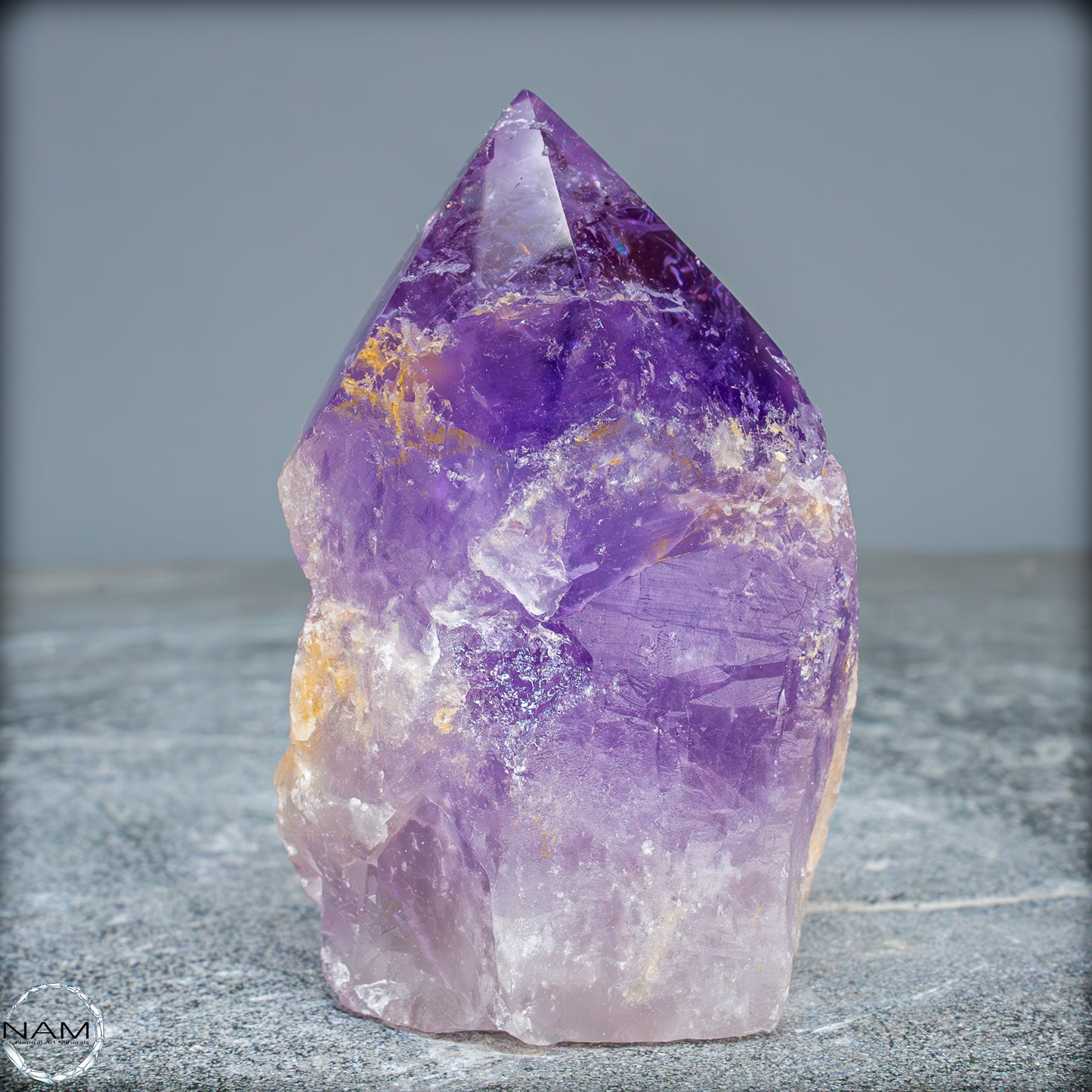 Natürliche, Sehr Seltene Amethyst-Kristall Spitze, Brasilien - 332,58g