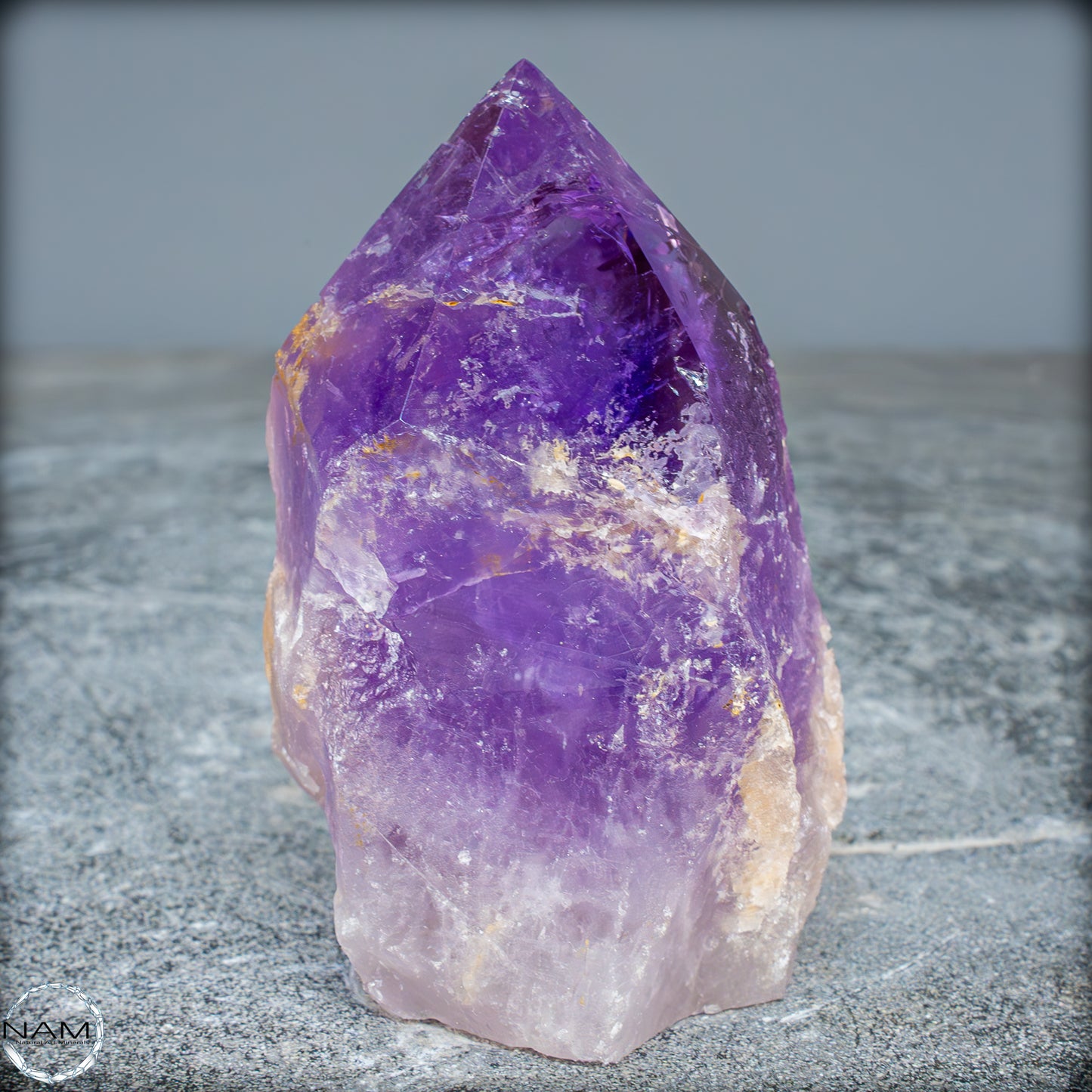 Natürliche, Sehr Seltene Amethyst-Kristall Spitze, Brasilien - 332,58g