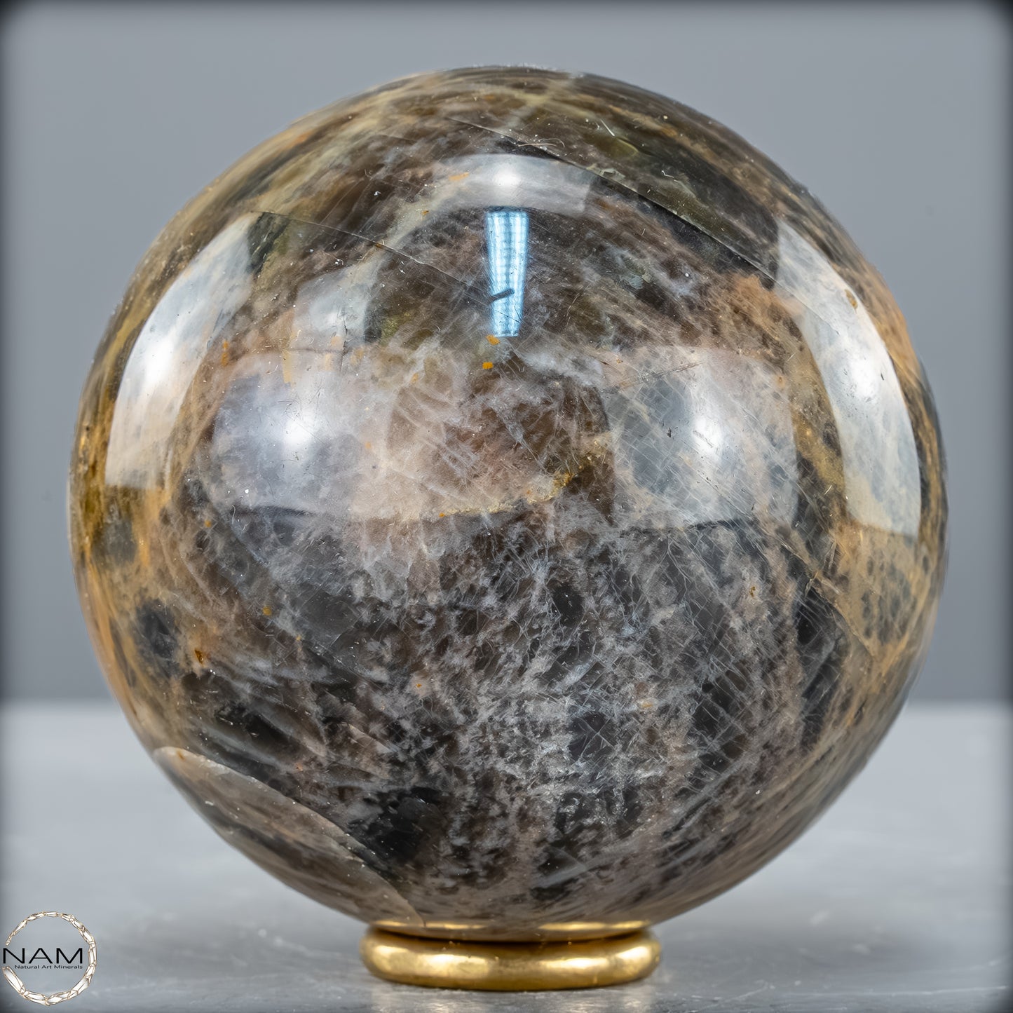 Natürliche Funkelnde Mondstein Kristall-Kugel - 637,28g