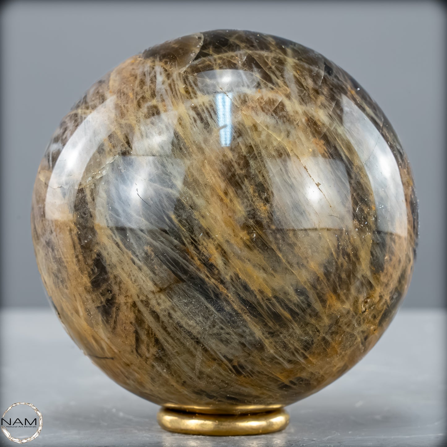 Natürliche Funkelnde Mondstein Kristall-Kugel - 637,28g