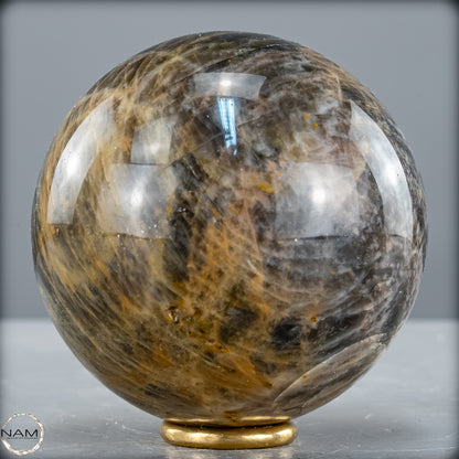 Natürliche Funkelnde Mondstein Kristall-Kugel - 637,28g