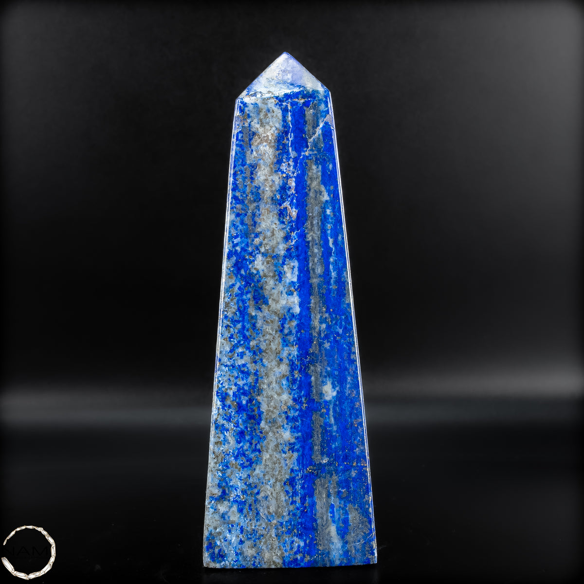 Natürlicher Königsblauer Lapislazuli Kristall-Obelisk, Spitzenqualität - 363,45 g